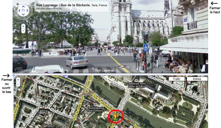 Google Street en France.